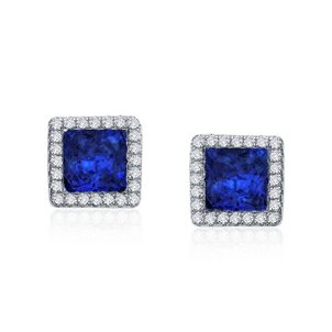 The Different Kinds of Sapphire, Septembers Birthstone Simulated-Diamond-Lab-Grown-Sapphire-Stud-Earrings-80