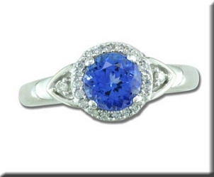 Decembers Birthstone is Tanzanite Tanzanite-and-Diamond-Ring-48