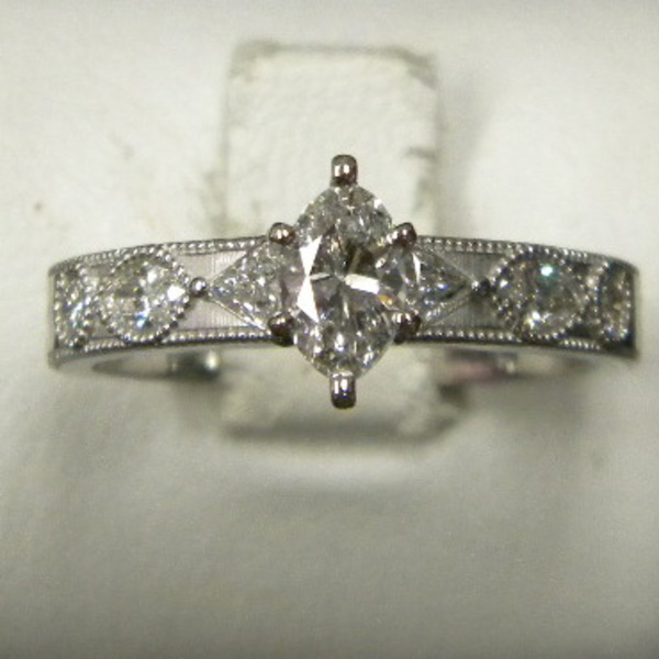 Marquis Diamond Ring Custom74-1-12