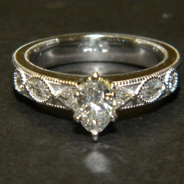 Marquis Diamond Ring Custom74-3-72