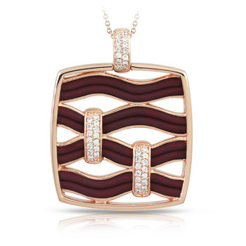 photo number one of Riviera Brown & Rose Gold Pendant item 02051410401
