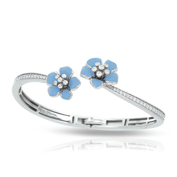 photo number one of Forget-Me-Not Serenity Blue Bangle item 07-02-16-1-07-03-M