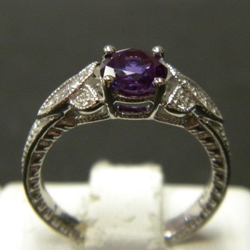 photo number three of Alexandrite Big Girl Ring item Custom81
