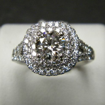 photo number one of Grandmother's Diamond Becomes a Stunning Engagement Ring item Custom82