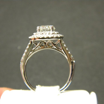 photo number three of Grandmother's Diamond Becomes a Stunning Engagement Ring item Custom82