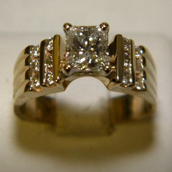 photo number three of Client's Setting Updated with a New Diamond item Custom89