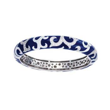photo number one of Royale Stackable Blue Bangle item GF- A7007603