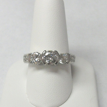 photo number one of Inherited Diamonds into a Ring item Custom44