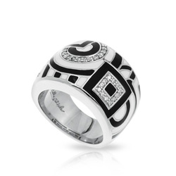 photo of Geometrica Black & White Ring item 01021410201