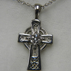 photo of Celtic Cross with Grandmother's Diamond item Custom72