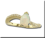photo of 14K Yellow Gold Australian Opal/Diamond Ring item RPF069N12CI