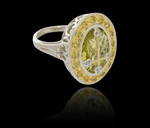 photo of Lemon Quartz & Yellow Sapphire Ring item SILR1212