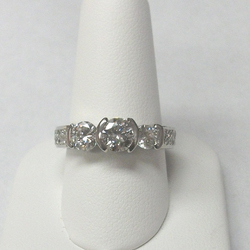 photo of Inherited Diamonds into a Ring item Custom44