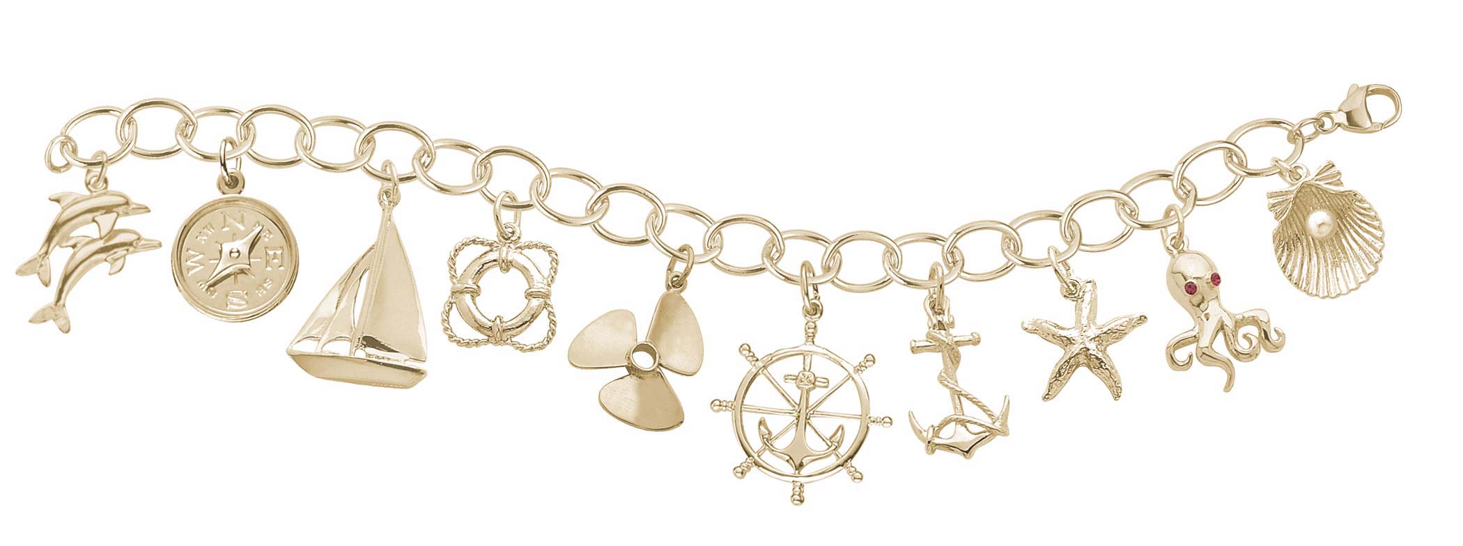 Nautical Charm Bracelet