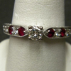 icon number five of Antique Style Diamond and Ruby Ring item Custom77