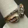 icon number four of Rose and White Gold Diamond Ring item Custom83