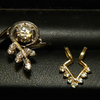 icon number seven of Antique Styled Diamond Halo Ring item Custom90